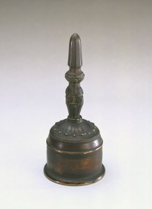 Buddhistisk rituell klokke, Kamakura-perioden, 1185-1333 (keramikk) av Japanese School