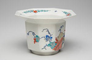 Kopper, sent på 1600-tallet – tidlig på 1700-tallet (Kakiemon, porselen med overglasur emalje) av Japanese School