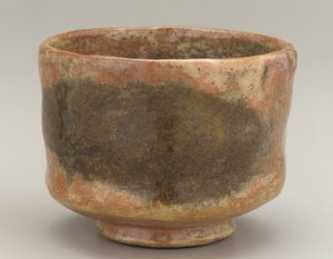 Lav sylindrisk tebolle, Kyoto, Kyoto-fu, Edo-periode, første halvdel av 1800-tallet (keramikk) av Japanese School