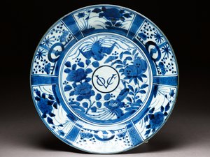 Plate, Edo-periode av Japanese School