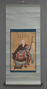 Portrett av en Zen-prest av Japanese School