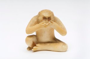 Speak No Evil, en av de tre vise apene av Japanese School