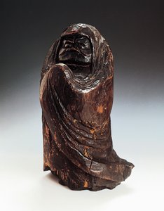 Statuett som viser Daruma (Bodhidharma, grunnlegger og første patriark av Zen) av Japanese School