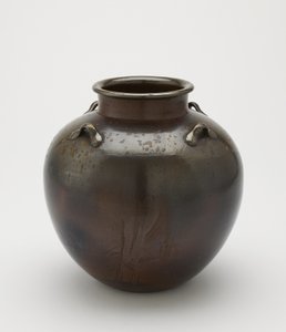 Oppbevaringskrukke for teblader, Imbe, Okayama prefektur, Edo-perioden, 1700-1800-tallet (keramikk) av Japanese School
