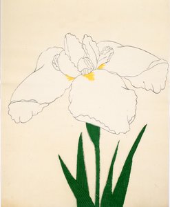 En vintreet-no-genser. 33, 1890 (Dette er DBock p Hayashi t) av Japanese School
