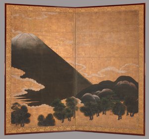 Utsikt over Fuji-fjellet av Japanese School