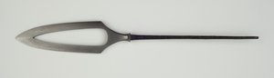 Yanone (pilspiss) av flat type (hirane) med gjennomhullet design (stål) av Japanese School