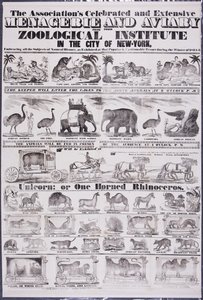 Foreningens feirede og omfattende menasjeri og voliere fra deres zoologiske institutt i byen New York av Jared W. Bell