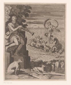 Triumf av Venus med Polyphemus på kysten av Jaspar de Isaac