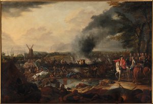 Slaget ved Ekeren 30. juni 1703, mellom 1703 og 1716. av Jasper Broers