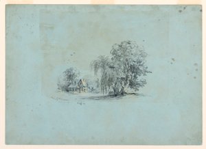 Country scene av Jasper Francis Cropsey