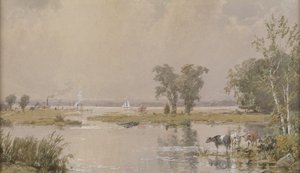 Hackensack-engene av Jasper Francis Cropsey