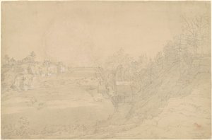 James McCulloughs ledemølle av Jasper Francis Cropsey