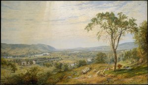 Wyoming-dalen av Jasper Francis Cropsey
