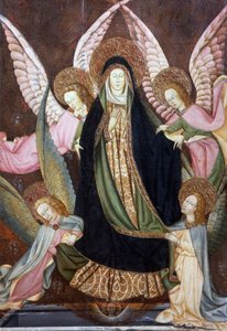 The Assumption of the Virgin, altertavle fra Verdu av Jaume Ferrer