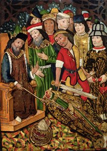 Halshuggingen av St. Fabian av Jaume Huguet