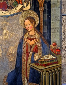 Bebudelsen, 1457 (tempera på tre) av Jaume the elder Ferrer