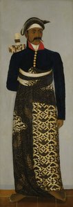 Javanesisk hoffmann, ca. 1820-70