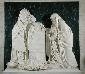 Monument for hjertet av Victor Charpentier (1732-76) Comte d