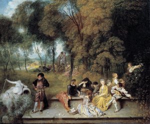 Kjærlighetens gleder av Jean-Antoine Watteau