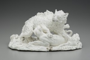 The Wolf Hunt, ca. 1751 (myk-pasta porselen)