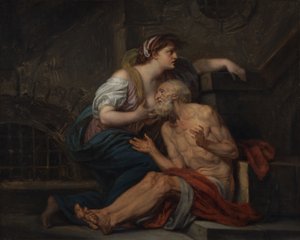 Cimon og Pero: «Romersk nestekjærlighet» av Jean-Baptiste Greuze