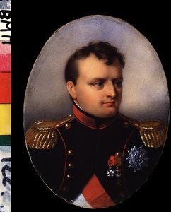 ""Portrett av keiser Napoleon I Bonaparte (1769-1821)"" Akvarell og gouache-maleri av Jean Baptiste Isabey (1767-1855) Tidlig 1800-talls institutt for russisk litteratur IRLI (Pushkin-huset), St. Petersburg av Jean Baptiste Isabey