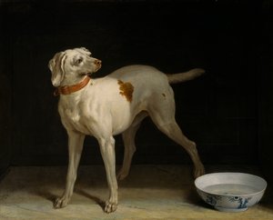 Hund av Jean Baptiste Oudry