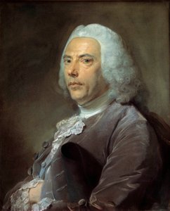 Portrett av Pierre Bouguer (1698-1758) Medlem av Akademiet for vitenskaper, geometri og astronom Maleri av Jean-Baptiste Perroneau (Jean Baptiste Perronneau) (1715-1783) 1753, 68 x 57 cm - - Portrett av Pierre Bouguer (1698 1758) medlem av Akademiet o av Jean Baptiste Perronneau