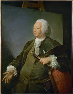 Der Maler Jean-Baptiste Oudry von Jean-Baptiste Perronneau
