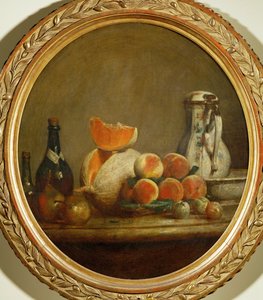 En melon (maleri på lerret) av Jean-Baptiste Simeon Chardin