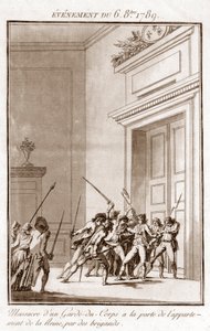 French Revolution - Event of October 6 av Jean Francois Janinet