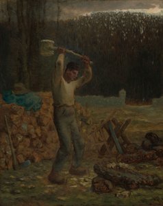 Vedhoggeren av Jean-Francois Millet
