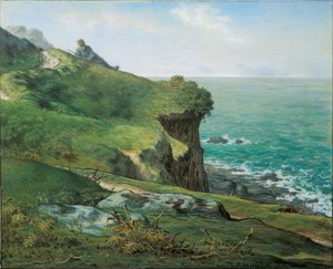 Klippene i Gréville av Jean Francois Millet