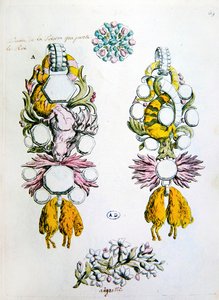 Design for en brosje, en aigrette og for den ridderlige orden av Golden Fleece (Toison d