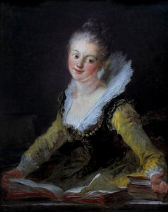 Fantasiefigur. Vermutetes Porträt von Anne-Louise Brillon de Jouy von Jean-Honore Fragonard