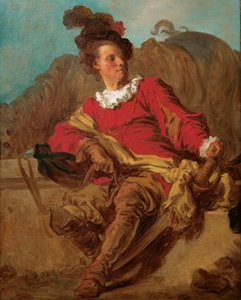 Jean-Claude Richard, abbed av Saint-Non, kledd «i spansk stil» av Jean-Honore Fragonard