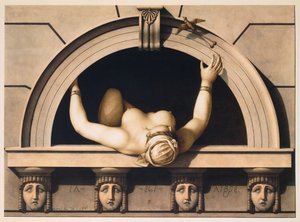 Han er fri (Il est Libre), ca. 1798 (akvarell på papir)