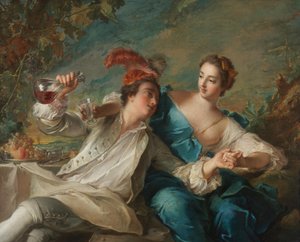 De elskende av Jean-Marc Nattier