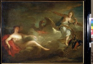 Jupiter, Juno og Io (Jupiter, Juno og Io). Maleri av Jean Marc Nattier (Jean-Marc Nattier av Jean Marc Nattier