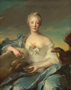 Madame Le Fèvre de Caumartin som Hebe av Jean-Marc Nattier