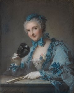 Portrett av Louise-Geneviève Royer av Jean-Marc Nattier