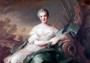Portrett av prinsesse Victoire av Frankrike, av Jean-Marc Nattier, olje på lerret av Jean Marc Nattier