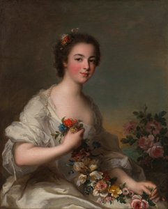 Portrett av en dame av Jean-Marc Nattier