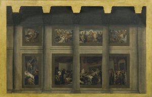 Skizze für das Pantheon: Der Tod der Heiligen Genevieve von Jean-Paul Laurens