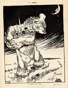 Illustrasjon for magasinet quot;Le Rire Rougequot; av Jean (fl.c.1900-25) Saude