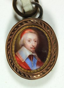 Armand-Jean Du Plessis, kardinal, Duc De Richelieu (emalje) av Jean (school of) Petitot