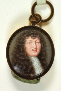 Louis XIV (emalje) av Jean Adam Mathieu