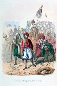 Ibrahim Pasha marsjerte foran troppene sine, 1811-1818 1847