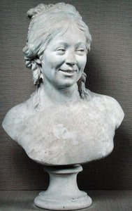 Byste av Madame Houdon, 1786 (gips) av Jean Antoine Houdon